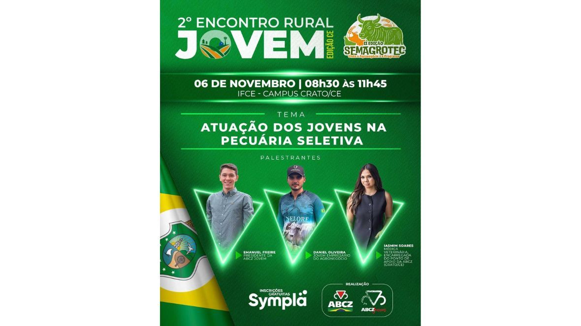 ABCZ Jovem retornará a Crato (CE) para o 2º Encontro Rural Jovem – Edição CE