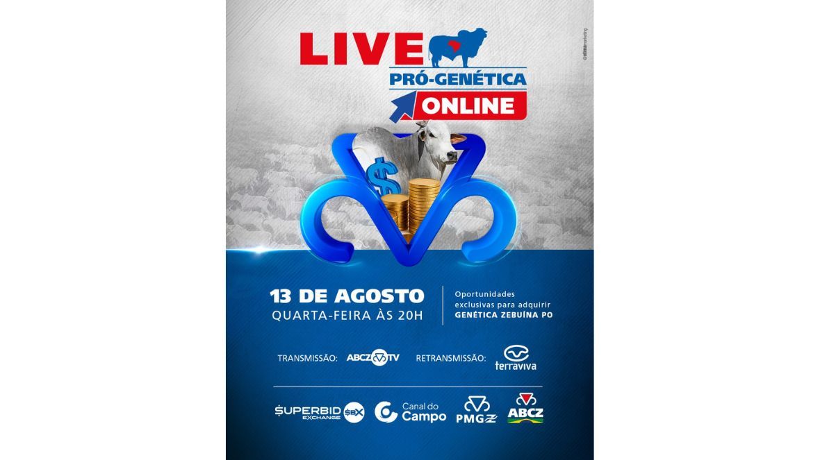 Pró-Genética Online: ABCZ realizará live de apresentação do programa nesta quarta (13)