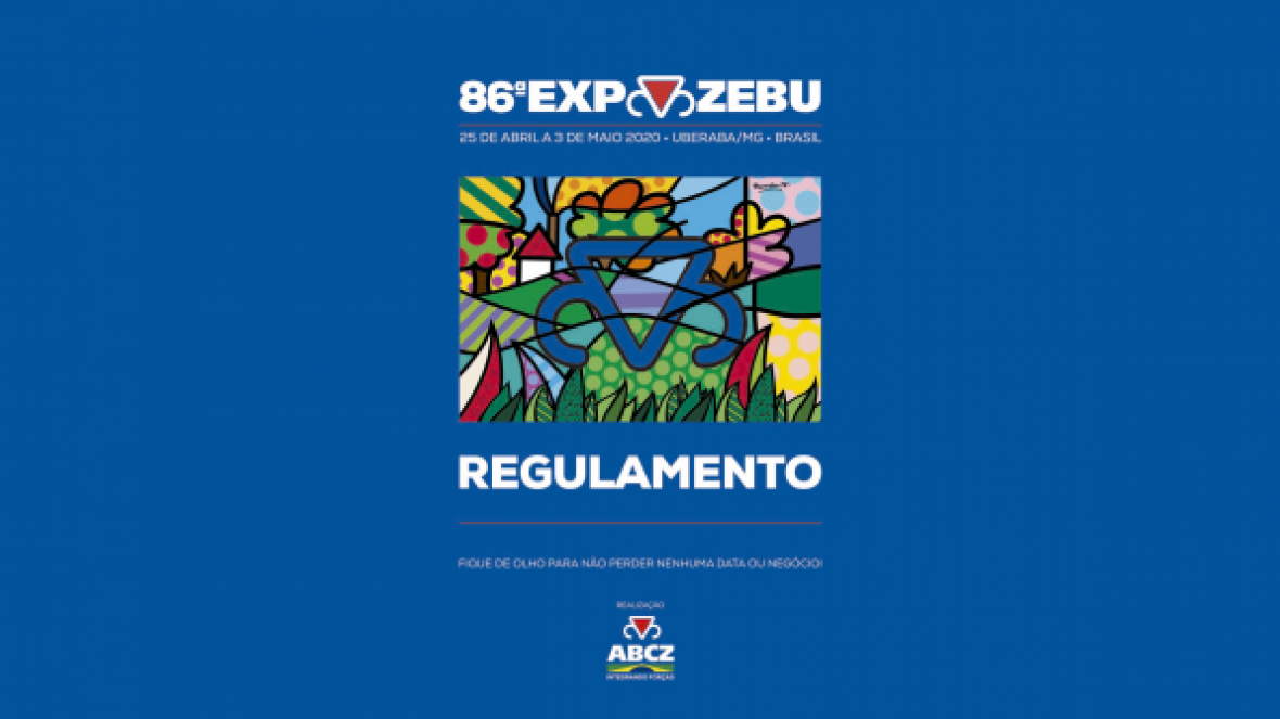 ABCZ disponibiliza Regulamento da ExpoZebu 2020