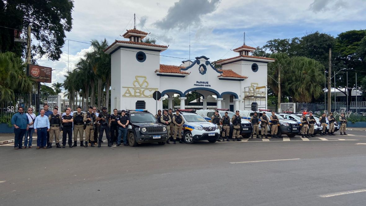 Às vésperas da 88ª ExpoZebu, Polícia Militar reforça segurança em Uberaba (MG)