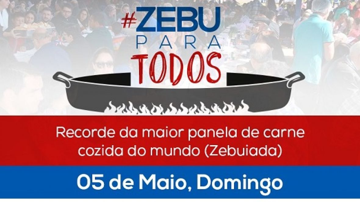 ExpoZebu 2019: Panela gigante chega à Uberaba nesta quinta-feira