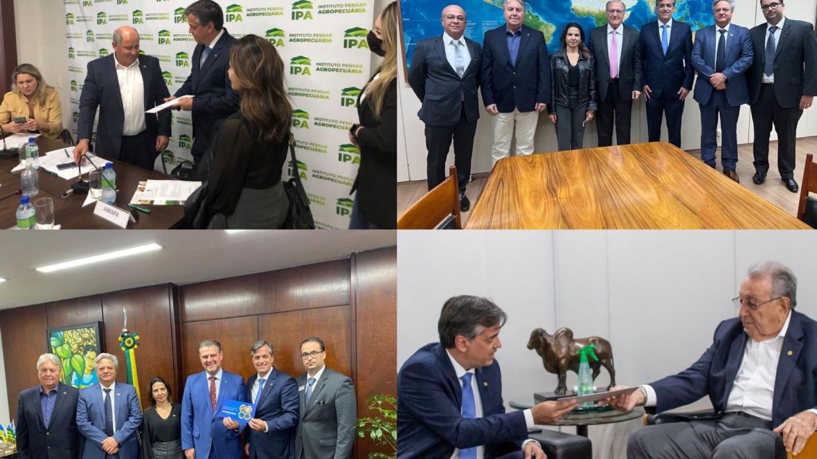 Comitiva da ABCZ convida Presidente da República em exercício para 88ª ExpoZebu