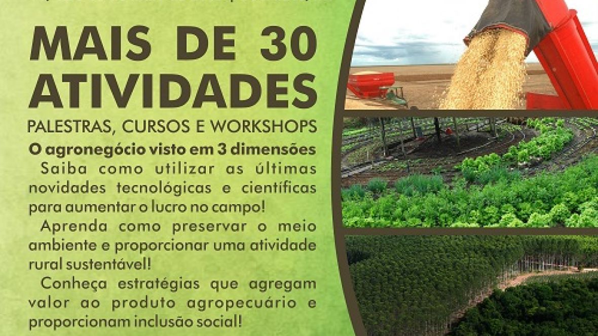 2º CNAGRO para profissionais da agricultura será realizado em Dourados/MS