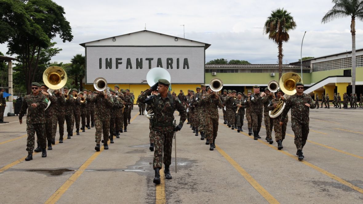 Último dia da 90ª ExpoZebu terá apresentação da Banda de Música do Batalhão da Guarda Presidencial, em Uberaba (MG)