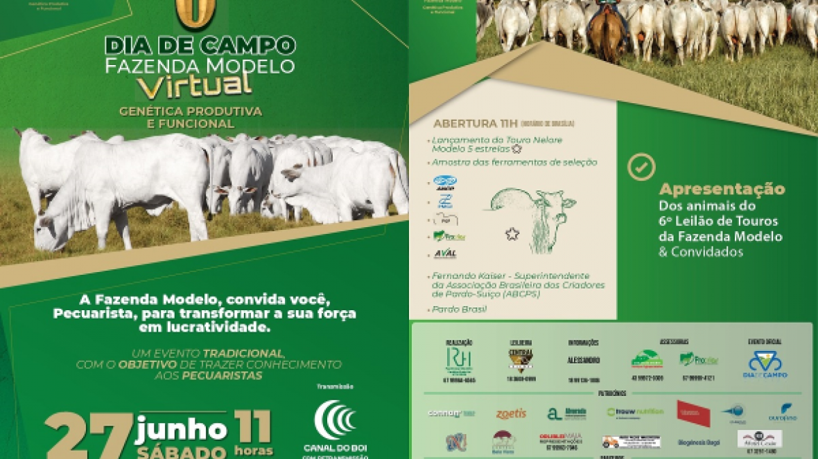 ?6º Dia de Campo Fazenda Modelo? será realizado no próximo sábado (27)