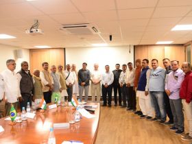 Comitiva indiana visita ABCZ, durante ExpoGenética