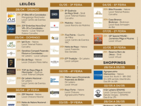 ExpoZebu 2018:Quatro leilões agitam programação neste domingo