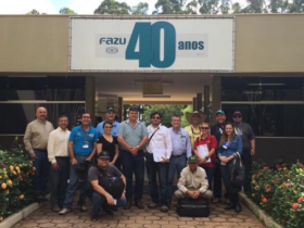 Jornalistas estrangeiros conhecem o campus da FAZU