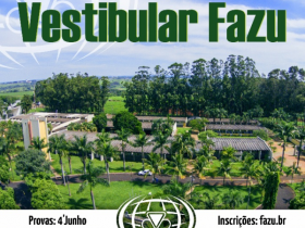 Fazu abre inscrições para Vestibular Junho?17 com vagas para Agronomia e Zootecnia