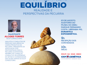  Palestra sobre mercado é um dos destaques da programação da ExpoGenética nesta quarta (23/08)