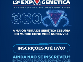 Últimos dias: Inscrições para a 13ª ExpoGenética terminam nesta sexta-feira (17)