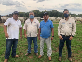 Gerente de Fomento e técnico de campo da ABCZ visitam propriedades parceiras 