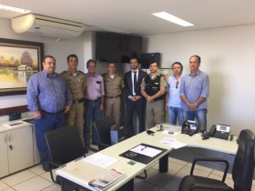 Presidente da ABCZ visita sede da Polícia Militar e agradece apoio durante ExpoZebu