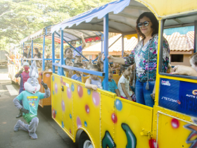 Crianças de creche comunitária visitam Parque Fernando Costa